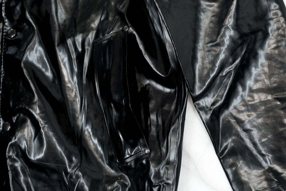 Impermeable Stutterheim Mosebacke PVC Negro Talla M Unisex Foto 4 de 4