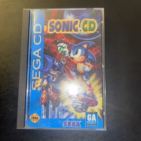 Sonic CD For Sega CD CIB Complete Vintage Collectible Excellent Condition Item