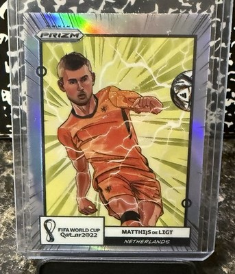 2022 Panini Prizm World Cup Manga Matthijs de Ligt Case Hit SSP