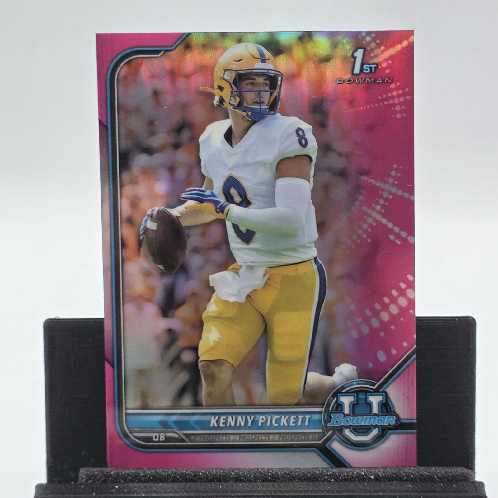 2021-22 Bowman University #65 Kenny Pickett Chrome Pink
