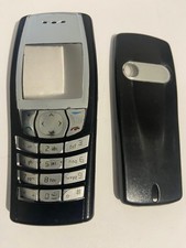 Nokia 6610, 6610i Matching Front & Rear Covers Set in Black incl Original Keypad