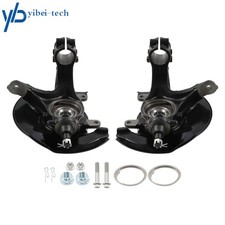 2 Front Lh Rh Steering Knuckle Wheel Hub Bearing Assembly For Honda Accord