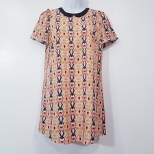 Maison Scotch Women size 1 US Small Printed Shift Mini Dress