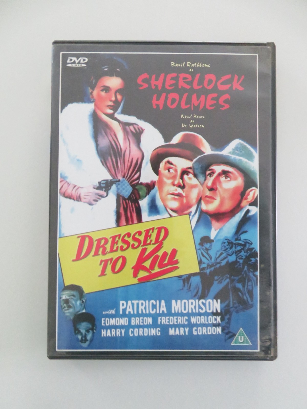 DRESSED TO KILL - B (DVD) SHERLOCK HOLMES NIGEL BRUCE 1946 REGION ALL