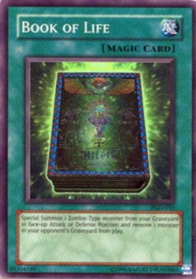 Yugioh! HP Book of Life - PGD-033 - Super Rare - 1st Edition Heavily Played, Eng