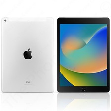 READ Apple iPad 9 9th Gen 10.2" FHD LED 64GB 12MP WiFi 4G LTE Bluetooth Silver