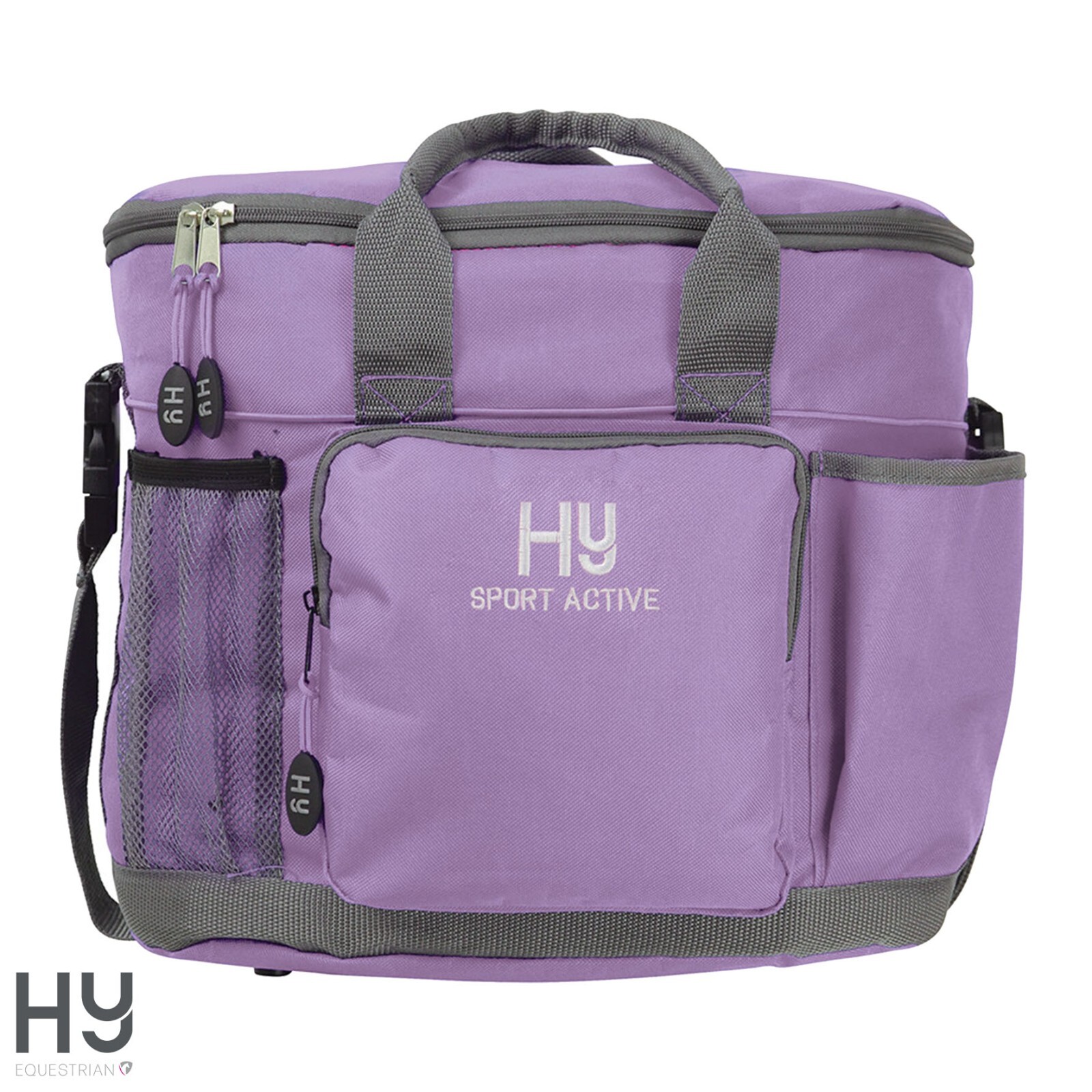 Grooming Bag by Hy Sport Active  BLOOMING LILAC  Sturdy  Easy Clean  Zip Pockets