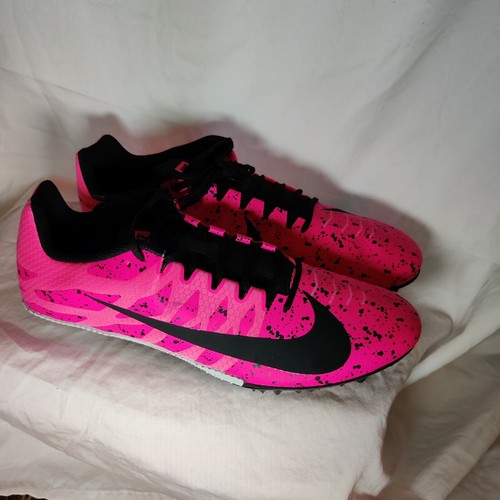 pink track spikes mens