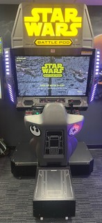 STAR WARS BATTLE POD ARCADE MACHINE by NAMCO (Excellent) *RARE*