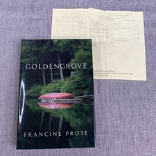 GOLDENGROVE 1st/1st SIGNED Francine Prose NEW w/Original Receipt