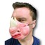 thumbnail 115 - Half Face Comedy Funny People Face Mask Stag Hen Latex Party Masks Masquerade