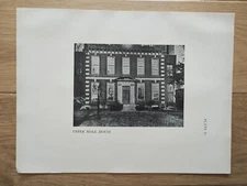 Upper Mall House, Hammersmith, London - Antique Print - 1915