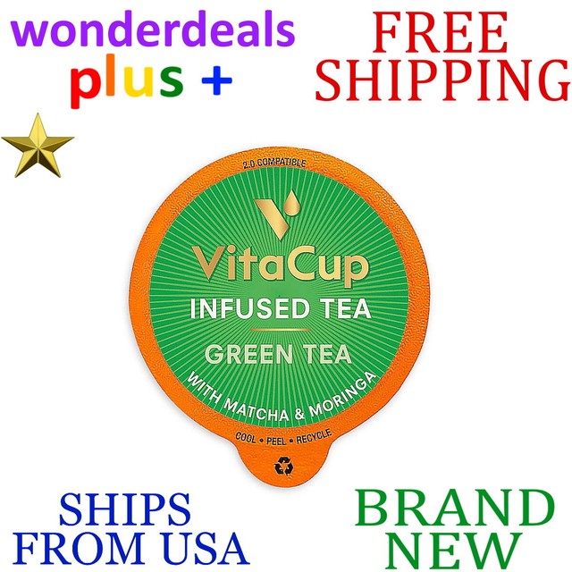 *New* VITACUP 16ct Green Tea 0 Calories No Artificial ...