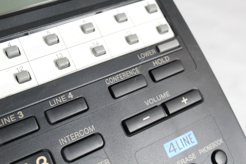 Panasonic KX-TS4200B 4-Line Integrated Expandable Office Phone w/Handset & Stand - Picture 8 of 9