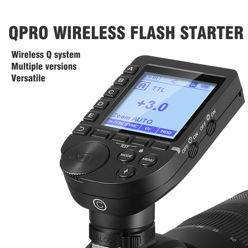 QPRO-S/C/N/F TTL Wireless Flash Trigger Transmitter For Canon Sony FujiF4 - Picture 5 of 16