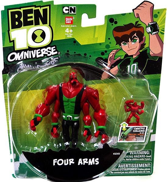 新品・未開封　BEN10 フィギュア　FOUR ARMS BEN 10 FOUR ARMS RED MONSTER 4” ACTION FIGURE PLASTIC BANDAI