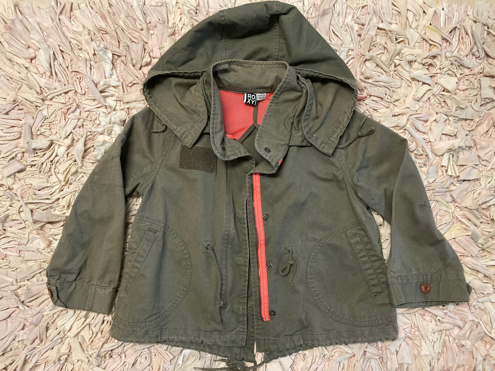 Roxy Hunter Green Dispatch versatile hooded Jacke… - image 1