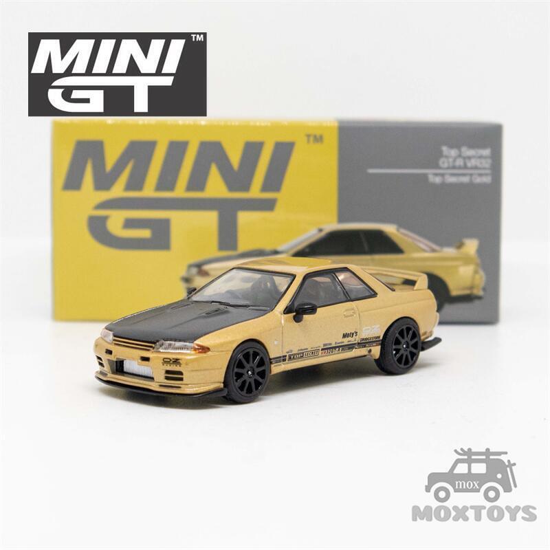 MINI GT 1:64 Top Secret Nissan Skyline GT-R VR32 Top Secret -Gold