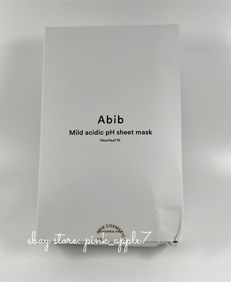 Abib Mild Acidic pH Sheet Mask Heartleaf fit 30 ml (10 sheets) [Damaged]
