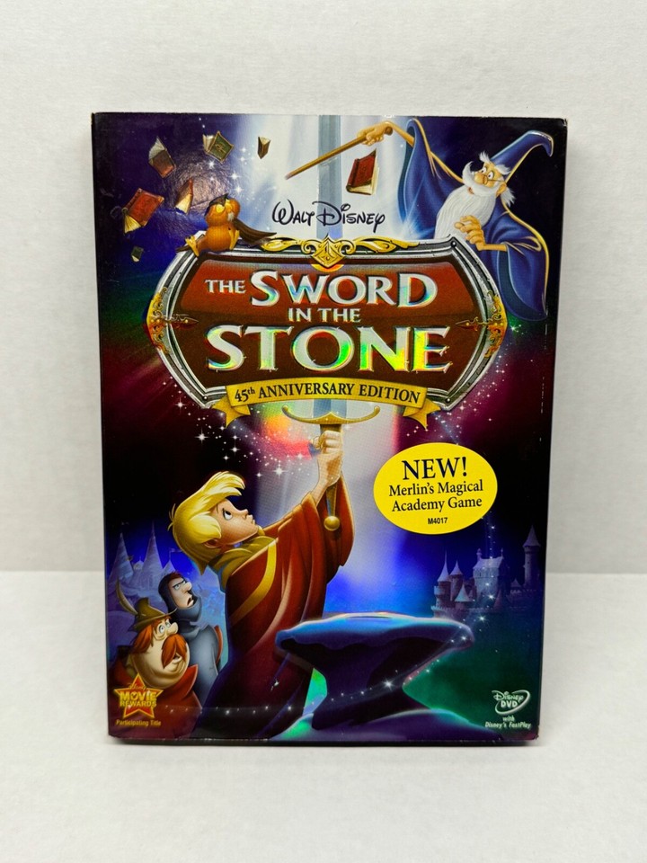 Classic Disney DVD Lot Sword in the Stone, Dumbo, Sleeping Beauty