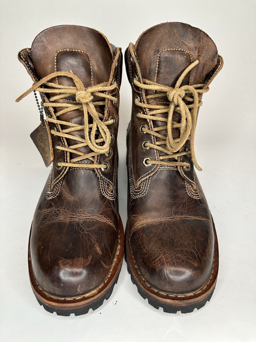 希少 Timberland vintage Boots Vintage Timberland 6” Double Sole EARTHKEEPER* Leather Boot brown