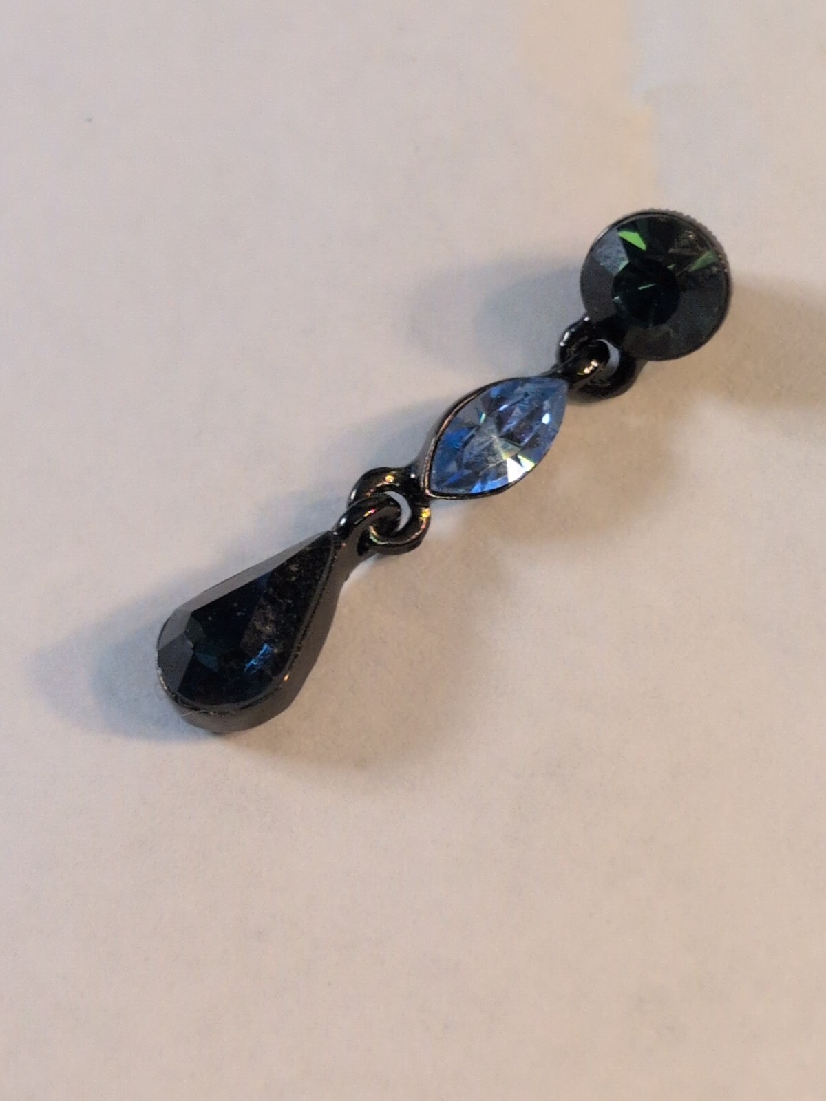 Givenchy Crystal Linear Dangle Drop (Only 1 Earri… - image 3