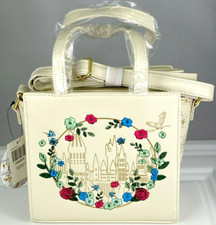 Loungefly Harry Potter Hogwarts Castle Crossbody Bag Womens Floral Satchel New
