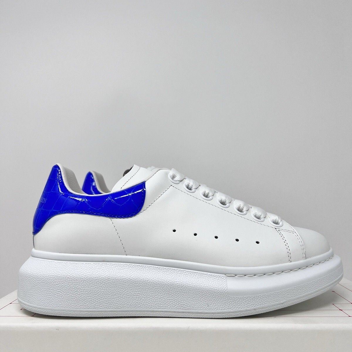 Alexander McQueen Women's Sneakers Size 6.5 US/ 36.5 EU White Blue