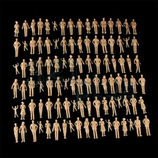 100 pcs. only Standing Architecture Model People 1:32 Figures 1 Gauge Supplies