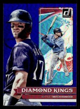 2022 Donruss #12 Mitch Haniger Holo Purple Card Seattle Mariners