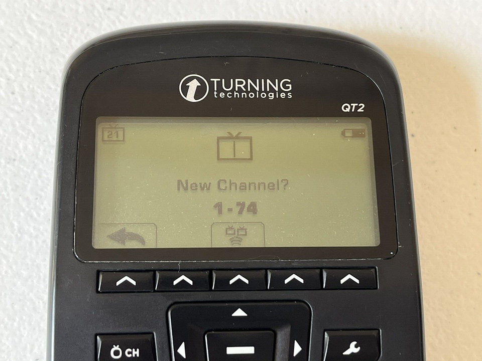 TURNING TECHNOLOGIES QT2 RESPONSE DEVICE CLICKER RCQR02 eBay