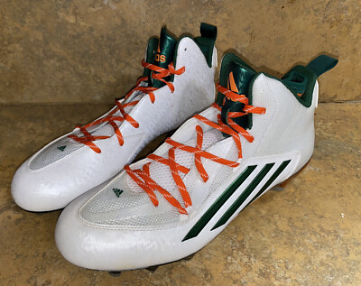 Adidas crazyquick 2.0 Mid Football Cleats Orange and Green