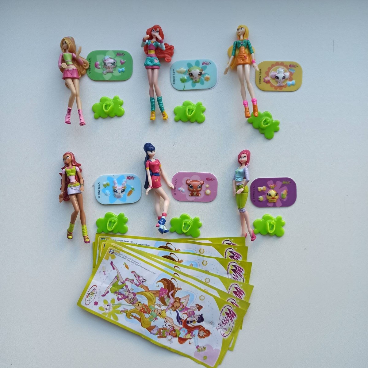 Winx Club Love & Pet 2010, Kinder Surprise Full set DE103 - DE108