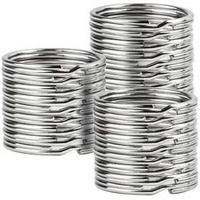 200PCS Key Rings Bulk Split Key Rings Keychain Rings and Crafts 1 Inch (25Mm)