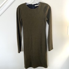 Alice + Olivia Bodycon Knit Long Sleeve Dress With Lace Detailing 0