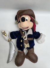 Disney Mickey Mouse Pirates Of The Caribbean Jack Sparrow 11 in Plush