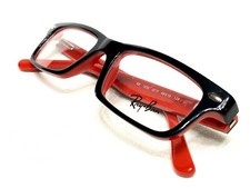 NEW Ray Ban Junior RB1535 3573 Childrens Black  Red Eyeglasses Frames 46/16 120