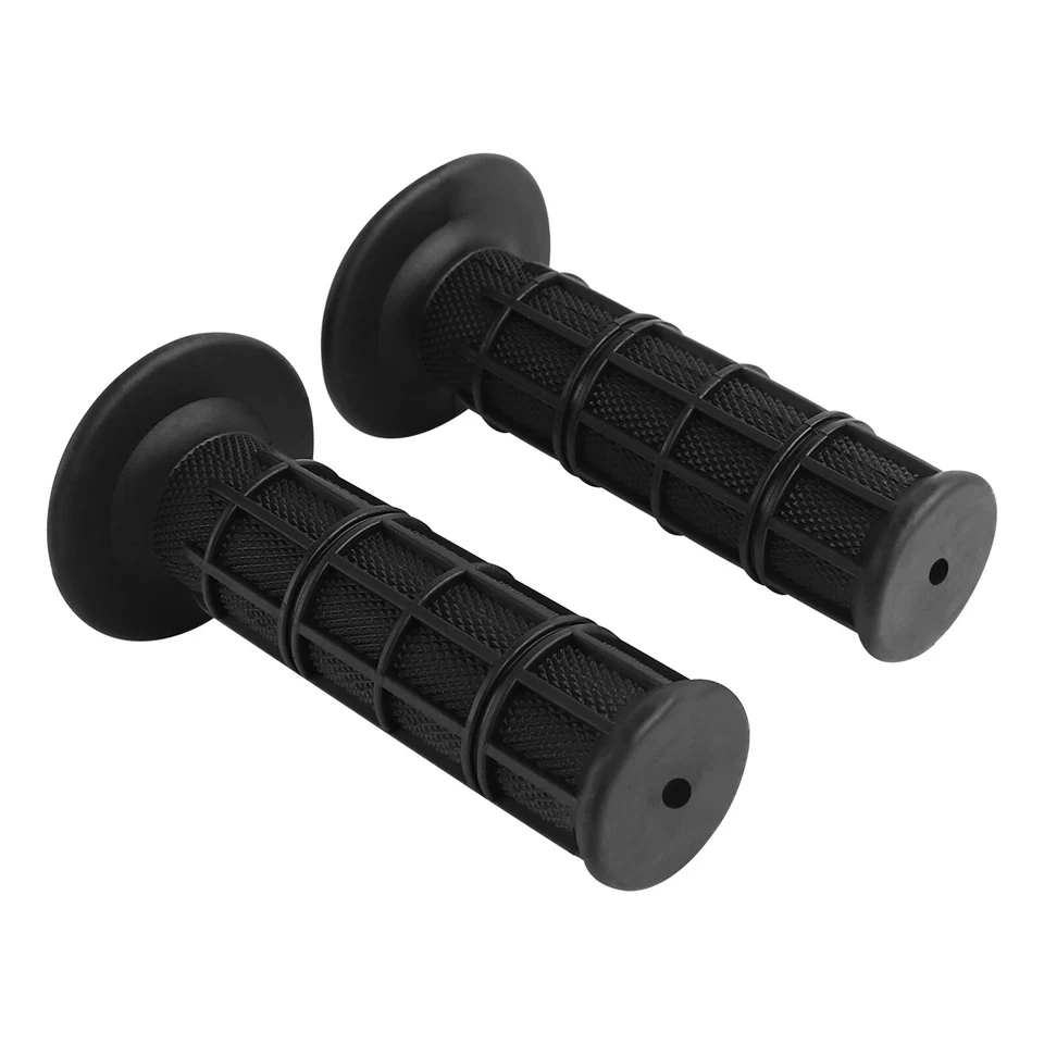 7/8" 22mm Handlebar Hand Grips Rubber For Honda Yamaha Suzuki Kawasaki Bikes ATV - Image 3 of 4