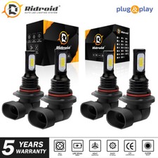 9005 9006 Led Headlights Kit Combo Bulbs 6500k High Low Beam Super White Bright 9005 9006 Led Headlights Kit Combo Bulbs 6500k High Low Beam Super White Bright