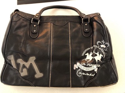La Martina Borsa Da Viaggio Pelle | eBay