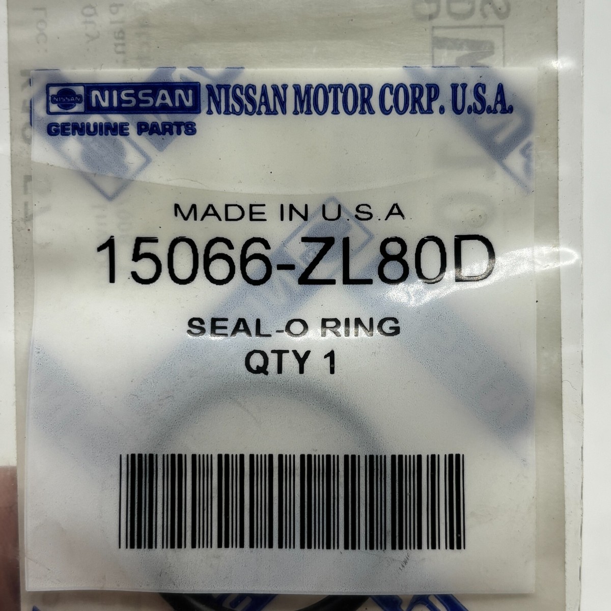 NISSAN 15066-ZL80D SEAL O-RING 15066ZL80D GENUINE PARTS
