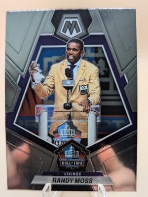 2023 Mosaic Football Randy Moss Hall of Fame card #278 Minnesota