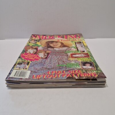 Vintage Australian Smocking & Embroidery Magazines Issue Numbers