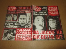 RIVISTA STOP 27-8-77 J.ONASSIS BRAMIERI R.POLANSKI E.PIAF DE NIRO G.AGOSTINI
