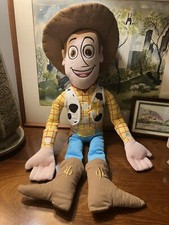 Disney/Pixar Woody Large 26" Plush Stuffed Doll, Jay Franco Rare Toy Story 4  