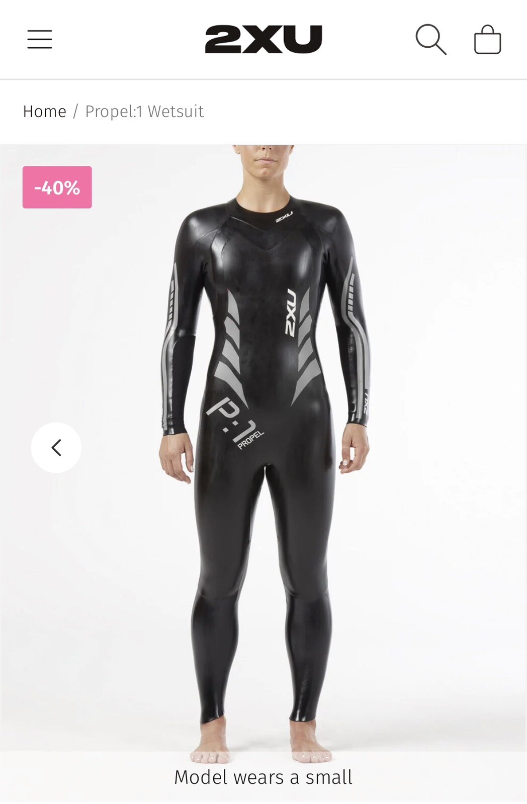 Triathlon Wetsuit Mens Zoot Z Force 1.0 Sleeveless Wetsuit - XS