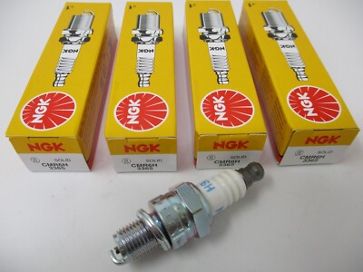 4 Genuine NGK CMR6H 3365 Spark Plugs Lawnmower Small Engines