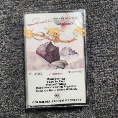 Shakti with John McLaughlin NATURAL ELEMENTS Vintage 1977 Cassette Tape Sealed!