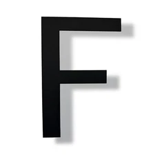 BetLight Large House Letter- 12 Inch High Rustproof Stainless Steel Distingui...