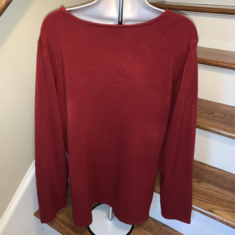 Suéter EAST 5ª Mujer De Gran Tamaño Manga Extra Larga Suave Manteroso Talla 1X ❤️tb1020 Foto 4 de 4